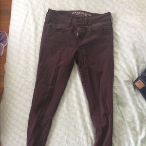Maroon Jegging